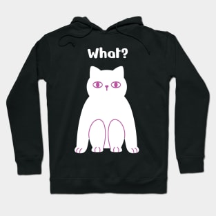 What? Poker Face Cat is Squatting? Hoodie